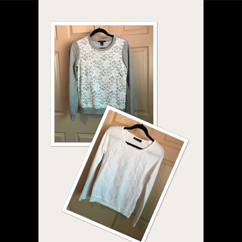 2 Ultra feminine sweatshirts